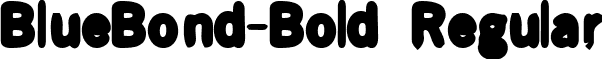 BlueBond-Bold Regular font - BlueBond-Bold Regular.ttf