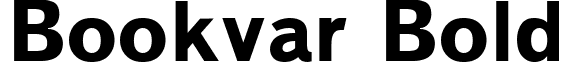 Bookvar Bold font - Bookvar Bold.ttf