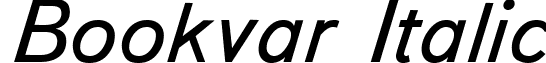 Bookvar Italic font - Bookvar Italic.ttf