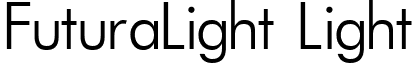 FuturaLight Light font - FuturaLight Light.ttf