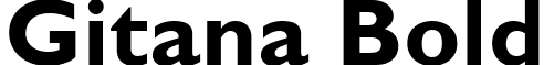 Gitana Bold font - Gitana Bold.ttf