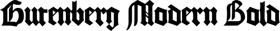 Gutenberg Modern Bold font - Gutenberg Modern Bold.ttf