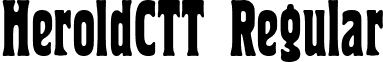 HeroldCTT Regular font - HeroldCTT Regular.ttf