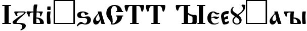 IzhitsaCTT Regular font - IzhitsaCTT Regular.ttf