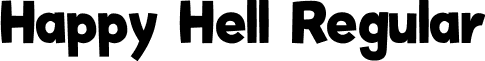 Happy Hell Regular font - Happy Hell.ttf