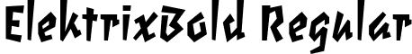 ElektrixBold Regular font - ElektrixBold Regular.ttf