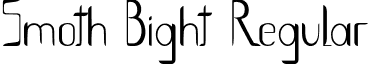 Smoth Bight Regular font - Smoth-Bight - Por Kustren.otf