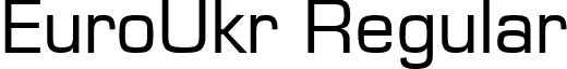 EuroUkr Regular font - EuroUkr Regular.ttf