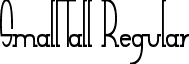 SmallTall Regular font - SmallTall.ttf