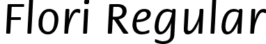 Flori Regular font - Flori Regular.ttf