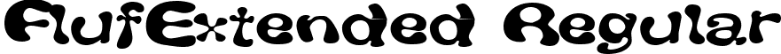 FlufExtended Regular font - FlufExtended Regular.ttf