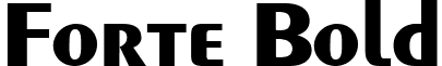 Forte Bold font - Forte Bold.ttf