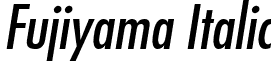 Fujiyama Italic font - Fujiyama Italic.ttf
