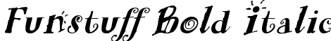 Funstuff Bold Italic font - funstbi.ttf