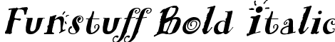 Funstuff Bold Italic font - Funstuff Bold Italic.ttf