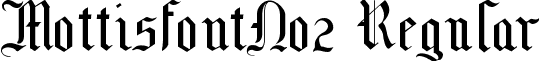 MottisfontNo2 Regular font - MottisfontNo2 Regular.ttf