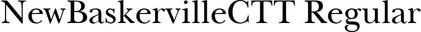 NewBaskervilleCTT Regular font - NewBaskervilleCTT Regular.ttf