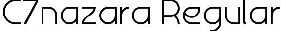 C7nazara Regular font - c7nazara.ttf