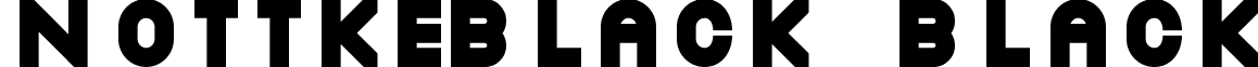 NottkeBlack Black font - NOTTBL__.ttf