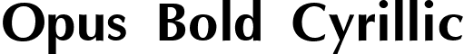 Opus Bold Cyrillic font - Opus Bold Cyrillic.ttf