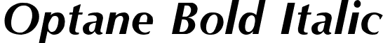 Optane Bold Italic font - Optane Bold Italic.ttf