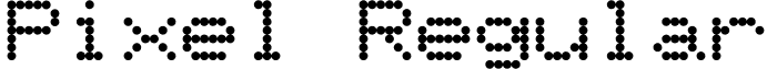 Pixel Regular font - Pixel Regular.ttf