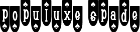 Populuxe Spade font - Populuxe Spade.ttf