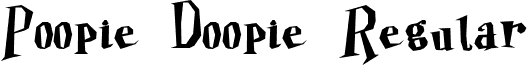 Poopie Doopie Regular font - Poopie Doopie Regular.ttf