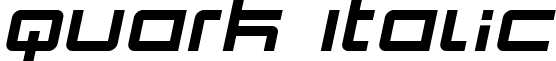 Quark Italic font - Quark Italic.ttf