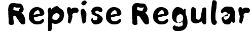 Reprise Regular font - Reprise Regular.ttf