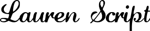 Lauren Script font - Lauren Script.ttf