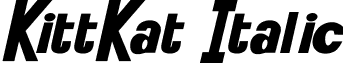 KittKat Italic font - films.Kittkat.ttf