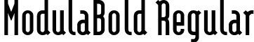 ModulaBold Regular font - ModulaBold Regular.ttf