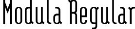 Modula Regular font - Modula Regular.ttf