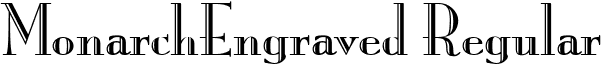 MonarchEngraved Regular font - MonarchEngraved Regular.ttf