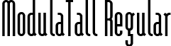 ModulaTall Regular font - ModulaTall Regular.ttf