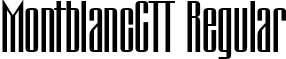 MontblancCTT Regular font - MontblancCTT Regular.ttf