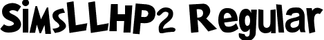 SimsLLHP2 Regular font - SimsLLHP2 Regular.ttf