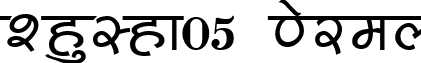 Shusha05 Normal font - Shusha05 Normal.ttf