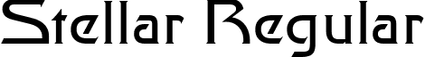 Stellar Regular font - Stellar Regular.ttf