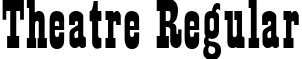 Theatre Regular font - Theatre Regular.ttf