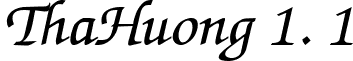 ThaHuong 1. 1 font - ThaHuong 1.1 Regular.ttf