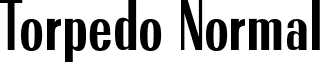 Torpedo Normal font - Torpedo Normal.ttf