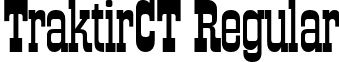 TraktirCT Regular font - TraktirCT Regular.ttf