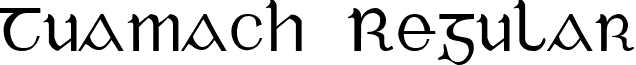 Tuamach Regular font - Tuamach Regular.ttf