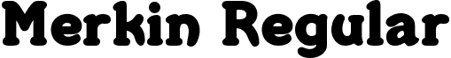 Merkin Regular font - MERKIN__.ttf