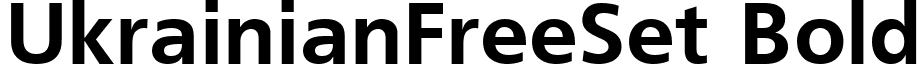UkrainianFreeSet Bold font - UkrainianFreeSet Bold.ttf