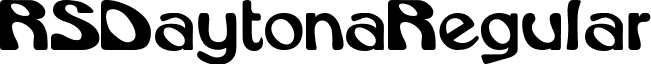 RSDaytona Regular font - rsdaytona.ttf