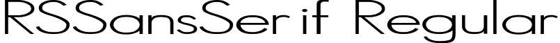 RSSansSerif Regular font - rssansse.ttf