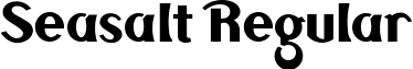 Seasalt Regular font - Seasalt.ttf